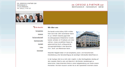 Desktop Screenshot of dr-giesecke-partner.de